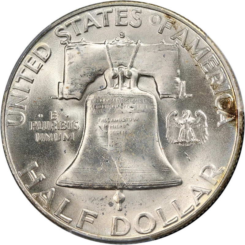 1952-S Franklin Half Dollar PCGS MS65 FBL Great Eye Appeal Nice Strike - Image 2 of 4