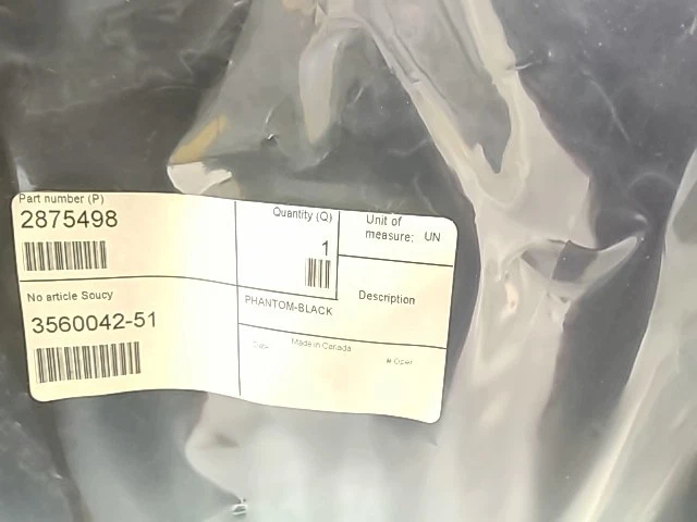 Windshield, Phantom Black - 2000 Polaris NOS - Image 2 of 4