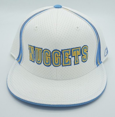 NBA Denver Nuggets Reebok Adult Structured Fitted Cap Hat NEW!