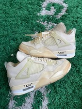 Jordan 4 x Off White  Sail  