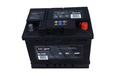 MAXGEAR 556400048 D722 Starterbatterie für ABARTH ALFA ROMEO AUDI AUSTIN BMW