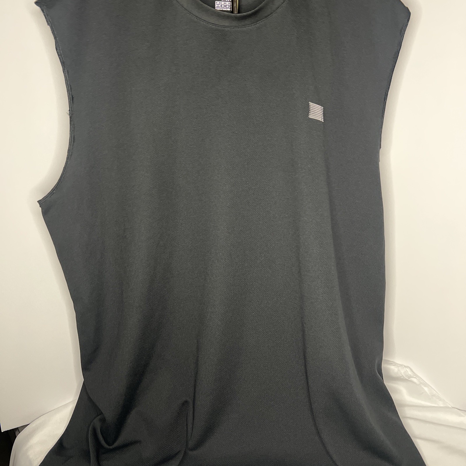 Savage X Fenty Sport Collection Tank Shirt w/Logo, Caviar Black, Mens XXL