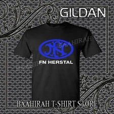 New FN Herstal Firearms Guns Logo American Funny T-Shirt Size S to 5XL