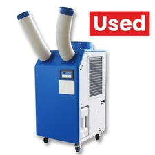 Used! 220V Air Conditioner 2 Tube 18700Btu Mobile Condition Spot Cooler