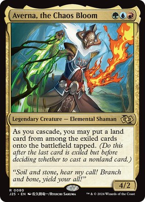 MTG Averna, the Chaos Bloom (Anime) [Foundations Jumpstart] Near Mint Magic  | eBay