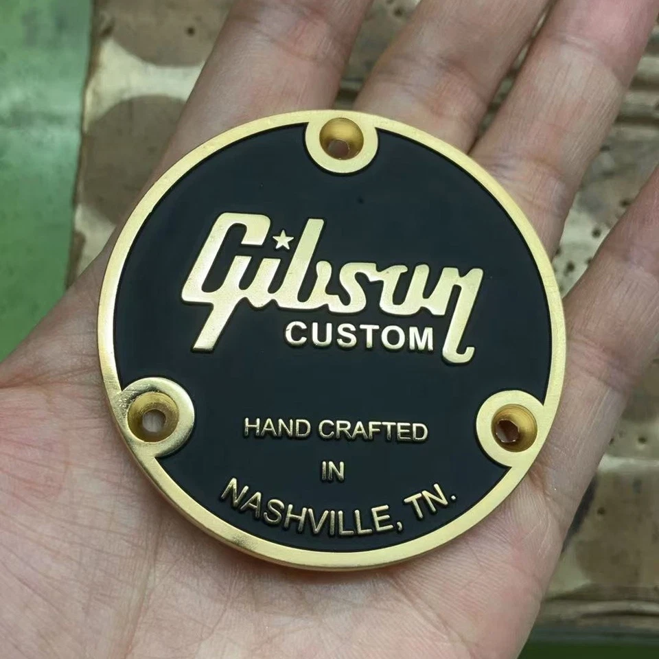 Cubierta de placa trasera de interruptor de palanca de guitarra de metal para guitarra Gibson LP Les Paul NUEVO - Imagen 2 de 4