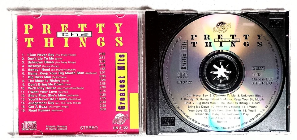 💡 CD - The Pretty Things / Greatest Hits ( P. 1992 / Britische Hard Rock Band ) - Bild 3 von 4