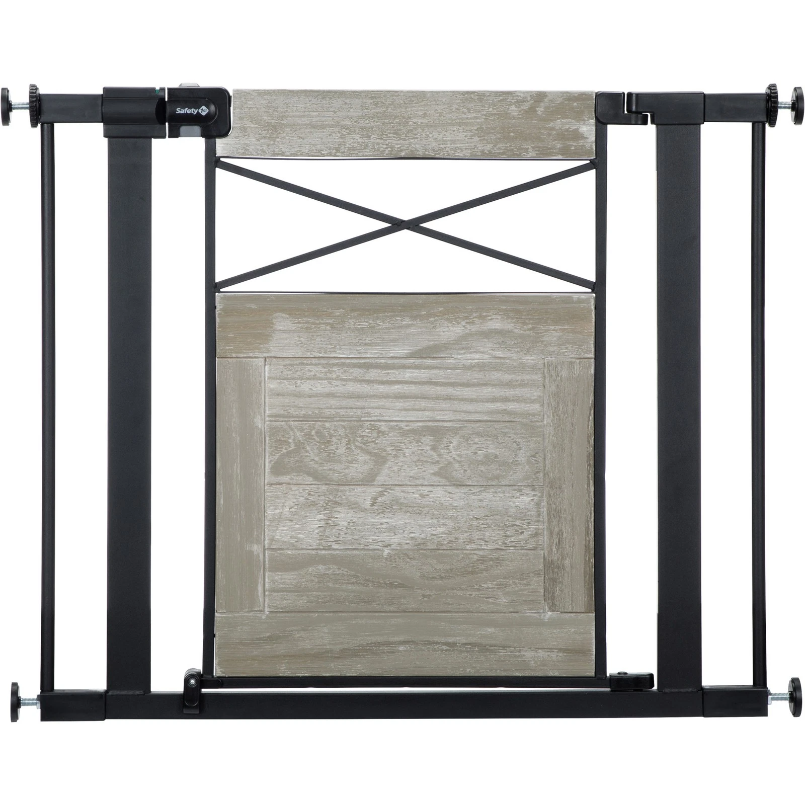 Safety 1st Farmhouse Walk-Through Gate (Grey), Grey