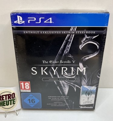 The Elder Scrolls V 5 Skyrim Special Edition Steelbook Playstation 4 Neu Sealed