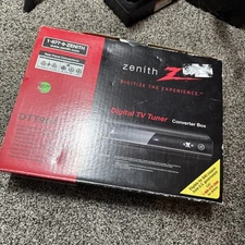 Zenith DIGITAL TV TUNER Converter Box DTT901 No Remote Works