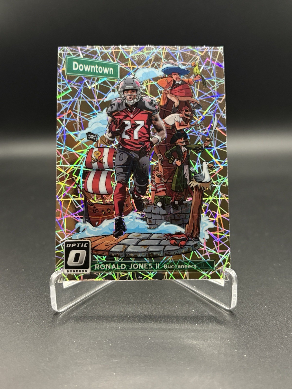 2018 Panini Donruss Optic Ronald Jones II Rookie RC Downtown #DT-20 Bucaneers