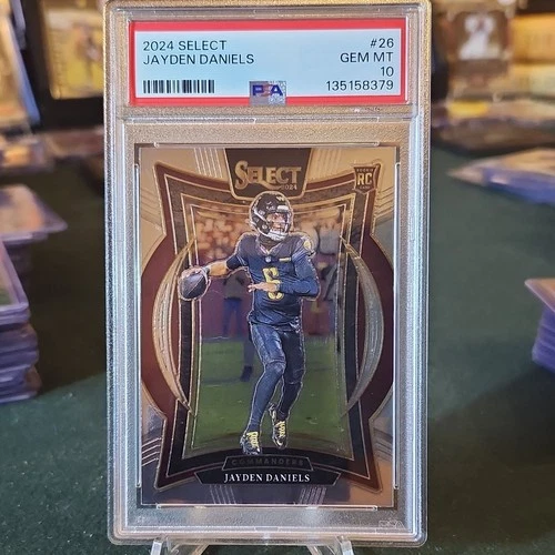 2024 Panini Select Rookie Concourse Jayden Daniels #26 Commanders PSA 10 RC