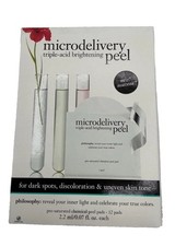 Philosophy Super size Microdelivery peel pads -Set of 12 pads 2.2 oz Free Ship