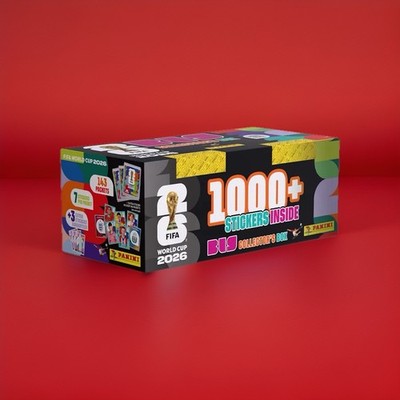 Panini WM 2026 Collectors Box  143 Tüten+3 Extra Sticker PreOrder   17.6