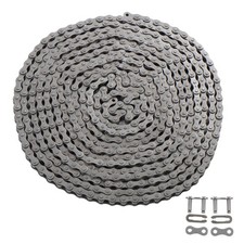  41 Roller Chain 20 Feet Long 1/2" Pitch Includes 2 Master Link Kit