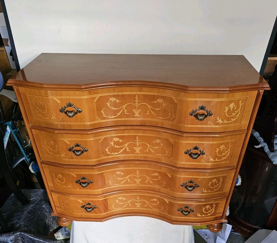 Top Preis, antike Barock Kommode geschwungene Schubladen 144 cm,aus Platzgründe - Bild 2 von 4