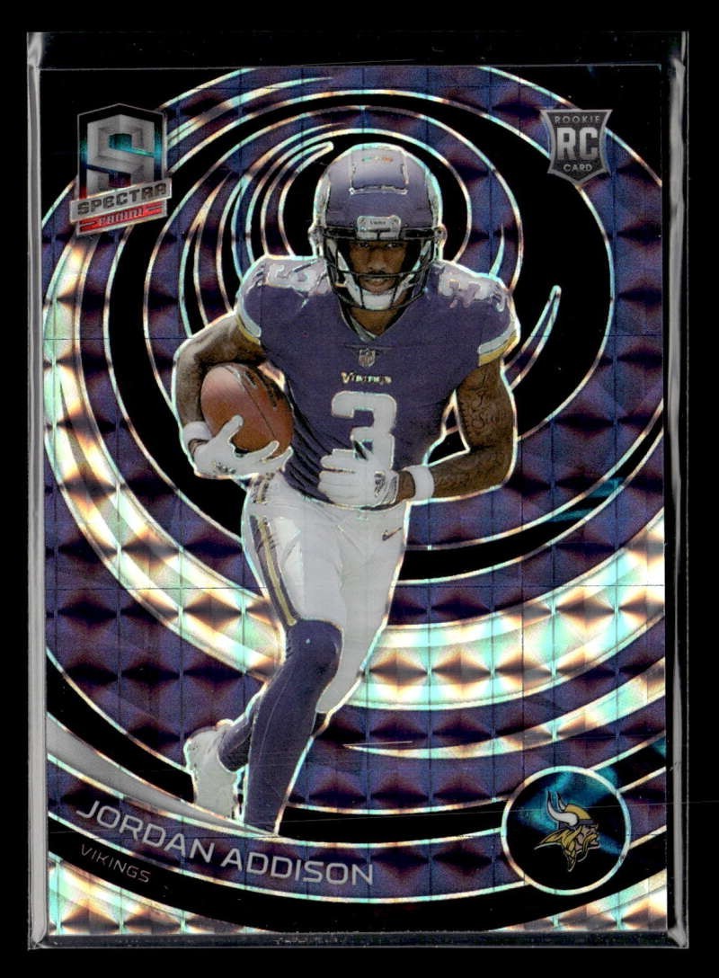 2023 Panini Spectra Jordan Addison Interstellar /60 #129 Rookie U9806