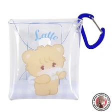 NEW Marimocraft Mikko Clear Multi-Case SS Size Clear Pouch with Carabiner Small