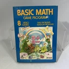 ATARI 2600 Basic Math Game Program CX 2661 8 Games W/Box & Manual #ML