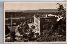 Norway Trondheim Utsikt ved Fjellsaeter Turisthotell RPPC Postcard