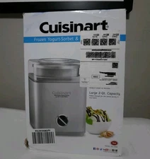 RED🍓 Cuisinart Pure Indulgence 2Q Frozen Yogurt Sorbet Ice Cream Maker ICE-30BC