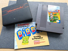 Nintendo Dig Dug II: Trouble in Paradise NES Bandai Manual NTSC-U/C
