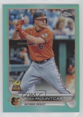 2022 Topps Chrome Aqua Refractor 184/199 Ryan Mountcastle #109 17oo