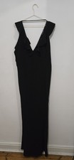 Womens  long V neck evening  dress - Size 22 BNWT