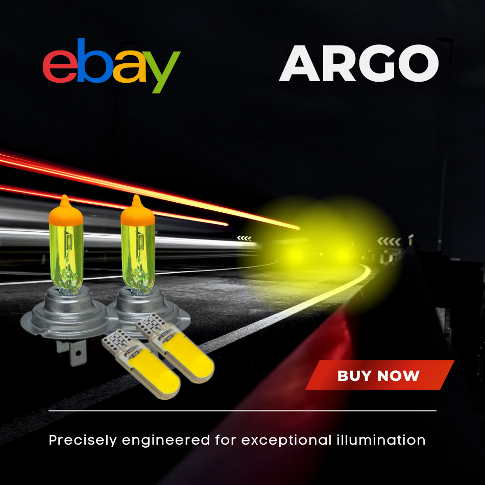 2x H7 Xenon Yellow Headlight Bulbs 499 100w Headlamp Led 501 Side light