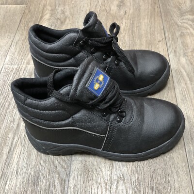 Pro Man schwarze Steinfall-Sicherheitsstiefel   UK-Größe 6