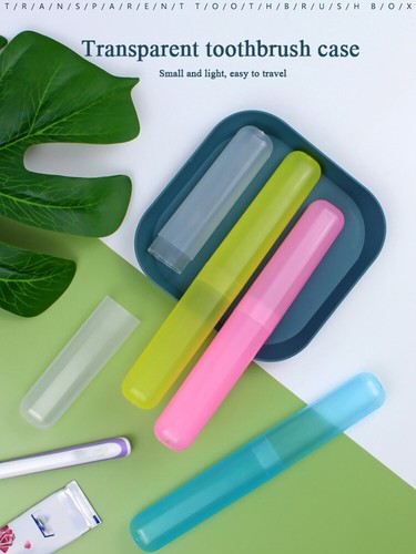 3Pcs Toothbrush Travel Case Cover Portable Plastic Toothbrush Tube Holder Box' - Picture 13 of 22