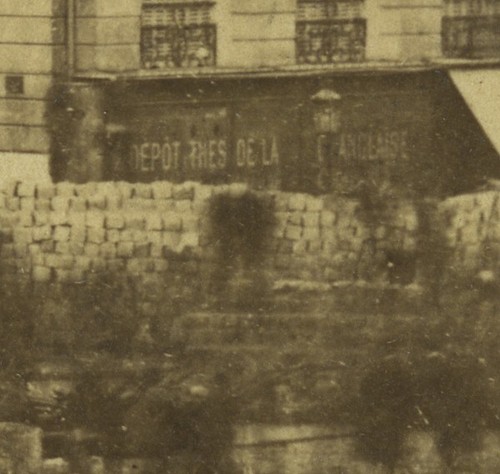 France Paris Commune Ruins Vendome column pulled down Old Photo Liebert 1871 - 第 2/3 張圖片