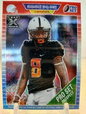 RODARIUS WILLIAMS #2/3 Red White Blue PRIZM MOJO 2021 Leaf Pro Set Metal XRC RC