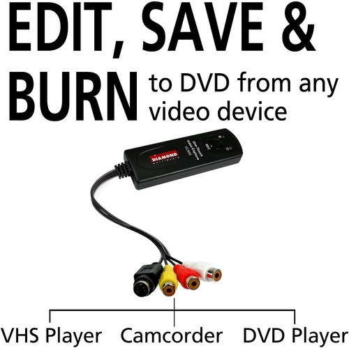 Diamond VC500SE One-Touch VHS to Digital Converter for Mac & Windows—Easy Setup! - Picture 6 of 7