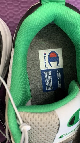 sneakers uomo champion bianco/nero/grigio/verde taglia:11 - Foto 7 di 15