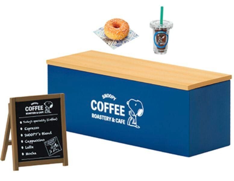 rama　ＳＮＯＯＰＹＣＯＦＦＥＥ ＲＯＡＳＴＥＲＹ＆ＣＡＦÉ ＢＯＸ Re-ment Peanuts SNOOPY COFFEE ROASTERY & CAFE Complete Box