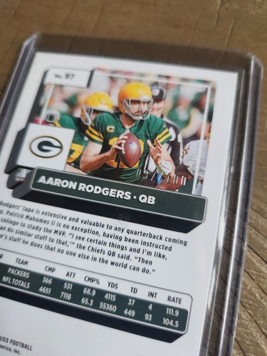 2022 Donruss Aaron Rodgers No Name Variation AND /100 No Others Like It! *READ* - Picture 3 of 4