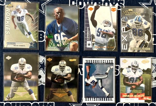 Dallas Cowboys EBENEZER EKUBAN 16 Lot NO DUP Rookie RC North Carolina Tar Heels - Picture 9 of 10