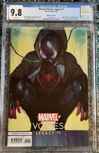 Marvel's Voices: Legacy #1 CGC 9.8 WP Marvel Comics 2021 Miles Morales Variant