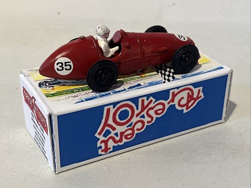 MODELO DIECAST ORIGINAL VINTAGE MEDIA LUNA 1286 FERRARI 2,5 LITROS EN CAJA REPRO. - Imagen 4 de 8