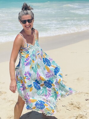 goan beach dress Goa Beachwear Womens By Japna Swimsuit Cover Green Floral Sleeveless Med Buy Goan Wrap Dress Coller/Neck_Shirt Collar Martinne Chiffon Cape Maxi Color:PastelPink