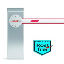 Industrie - Schranke VA mit Schrankenbaum 5m Automatikschranke Park Schranke