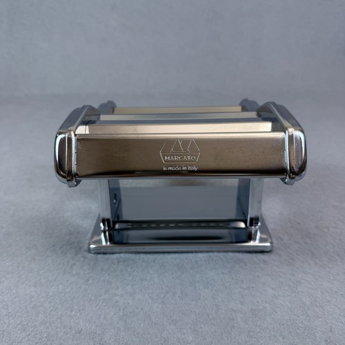 Marcato Atlas 150 Pasta Maker Hand Crank Machine Made In Italy Stainless Steel - Picture 4 of 9