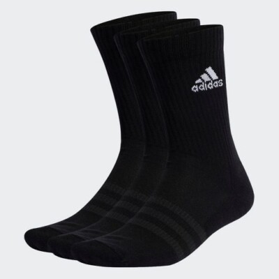 ADIDAS Performance Socken Sportsocken 3er Pack Gr. L (43/45) Schwarz Black NEU