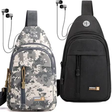 Tactical Sling Backpack Shoulder Bags Travel Military Crossbody Chest Bag Unisex