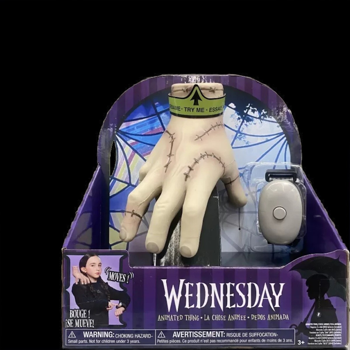 Wednesday Animated Thing Remote Control Hand NEW Addam's Family