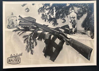 Mint Germany Advertising Picture Postcard Mauser Werke Gun