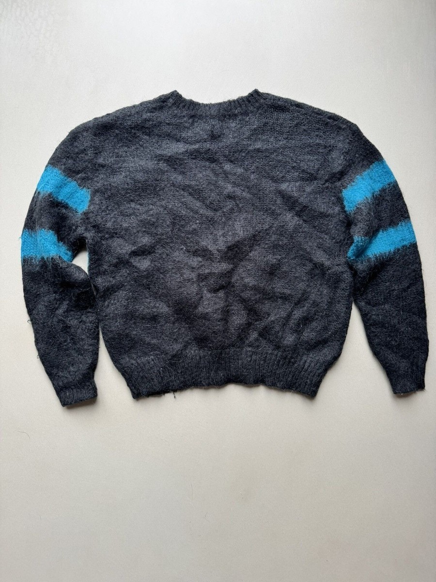 Boxy Cropped Rare High Quality Wool Mohair Sweater | eBay