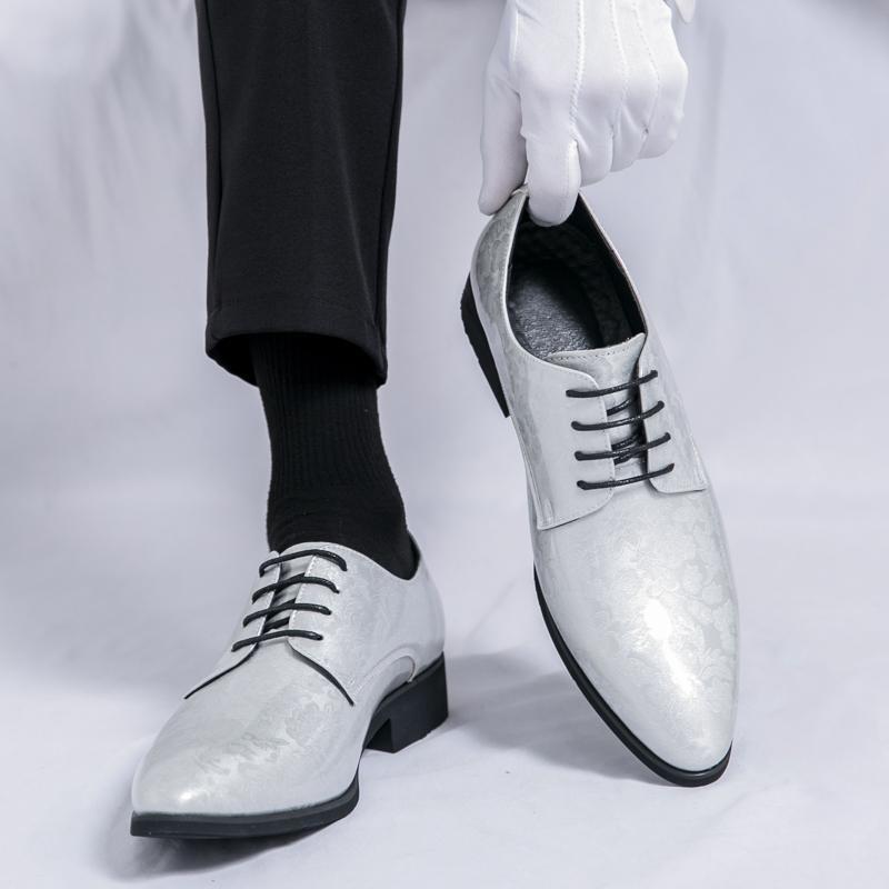 SAOLA Scarpe stringate da uomo inglesi a punta eleganti business Oxford matrimonio oversize