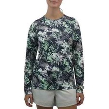 Reel Life Women's Long Sleeve UV T-Shirt Size M Blue